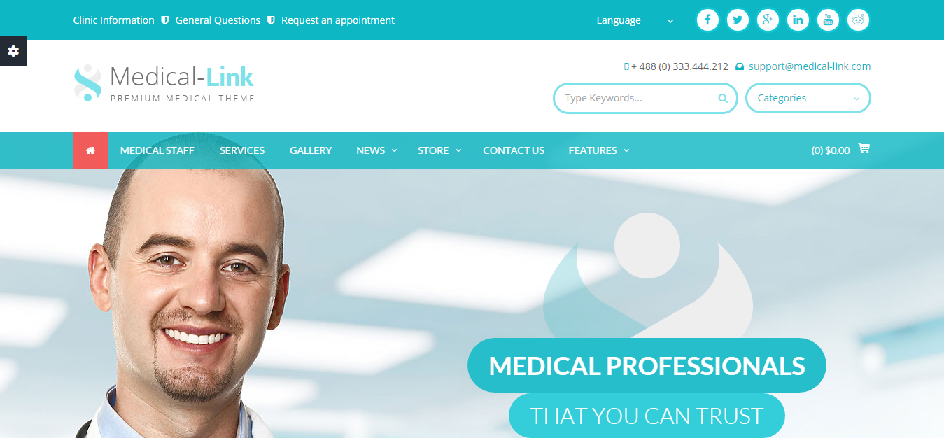 طراحی سایت پزشکان